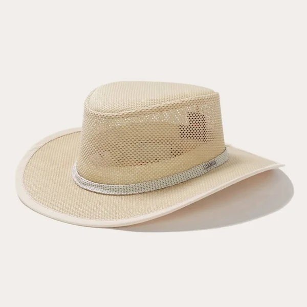 Stetson Mesh Safari Hat, Men's, Natural, Size Small