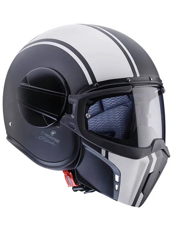 Caberg Ghost Legend Jet Helmet - Black - White - M