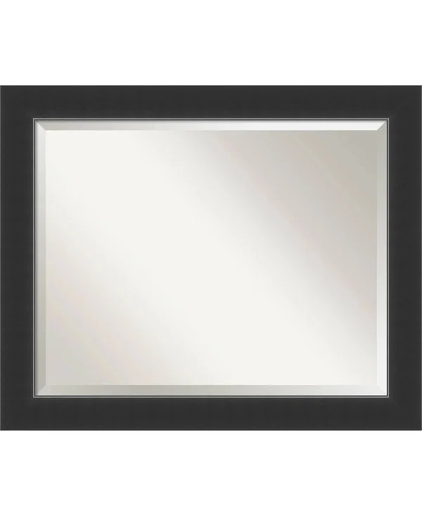 Bathroom Mirror Large - Corvino Black 33 x 27-Inch, Amanti Art