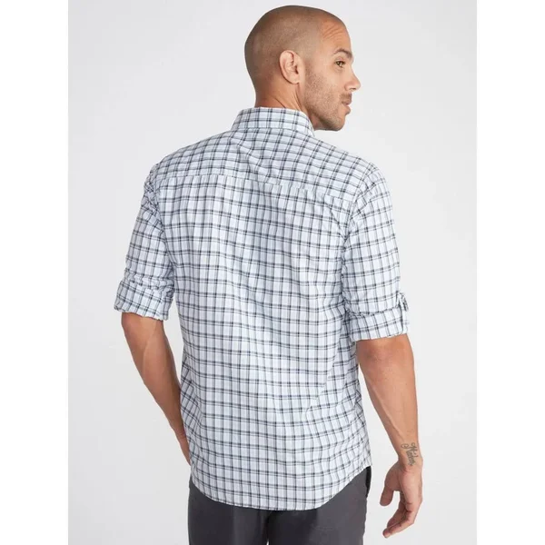 ExOfficio Men's BugsAway Halo LS Shirt - Large - Blue Bell
