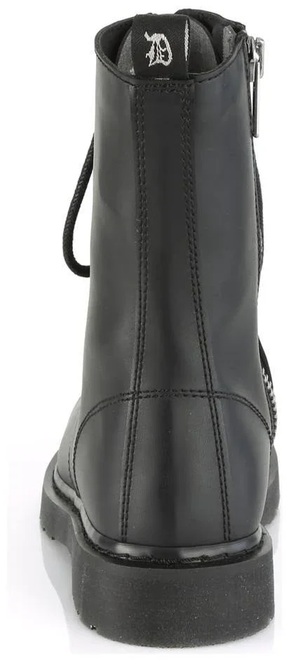 Demonia - Unisex BOLT-200 Boots Black Vegan - Size-7