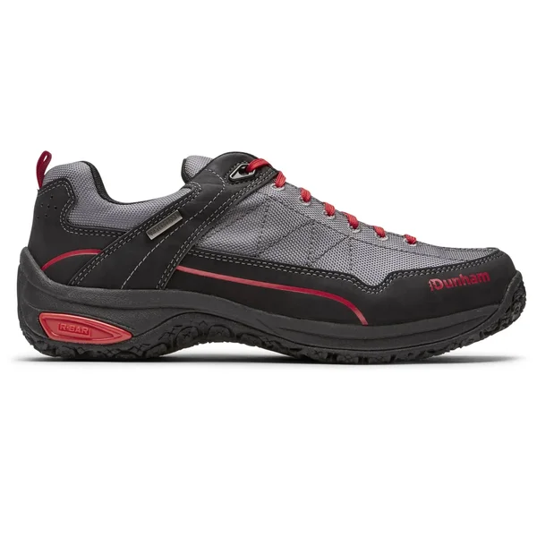 Dunham Men's Cloud Plus Waterproof Lace-Up Shoe Grey - 10.5, 4E