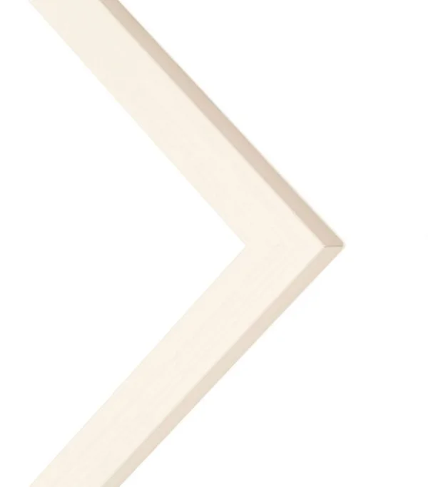 CustomPictureFrames.com 14x45 White Wash Wood Picture Frame - with Acrylic Front and Foam Board Backing