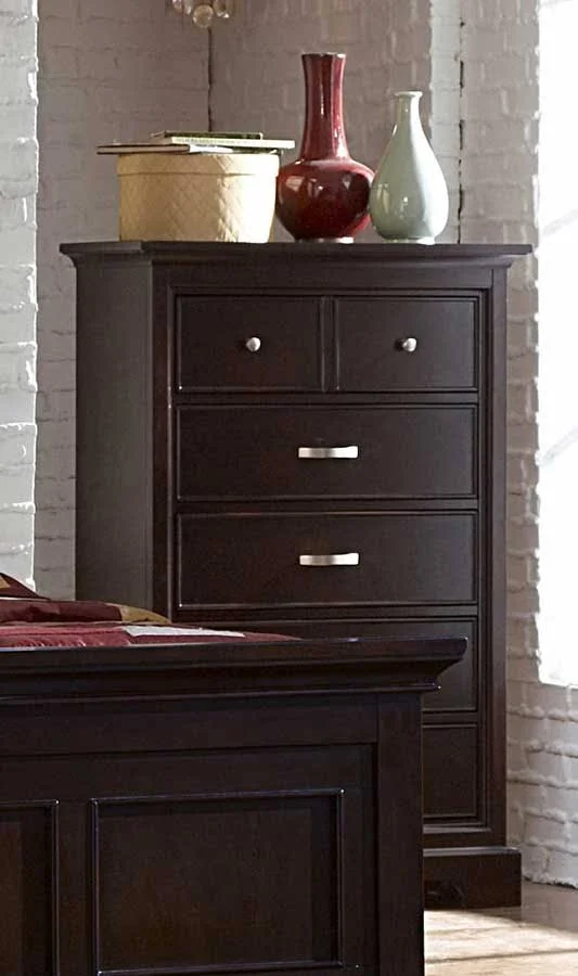 Homelegance 1349-1 Glamour Espresso Queen Bed