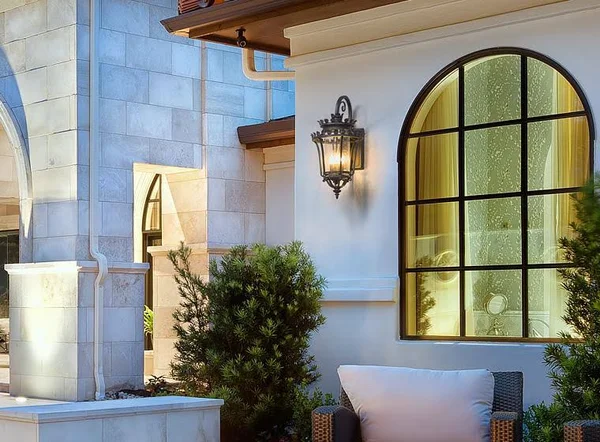 Troy Lighting Greystone 4 Light Wall Lantern Large Forged Iron B5133
