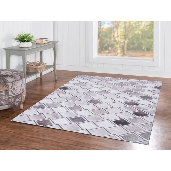 Linon Laredo Fortin Rug, Grey, 5x7 ft