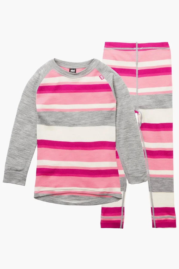 Helly Hansen Kids& HH Merino Mid Set - 6 - Conch Shell