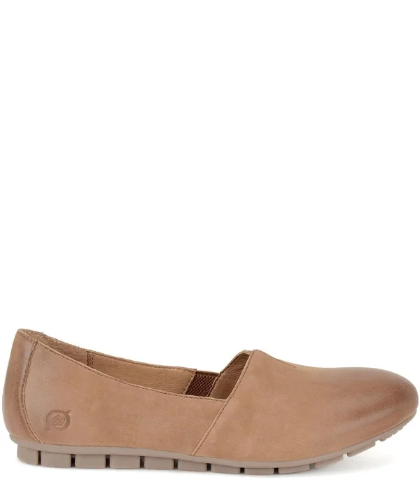 Born Sebra Leather Slip-Ons - 8M