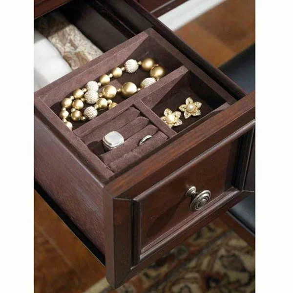 Home Styles Lafayette Cherry Vanity Table