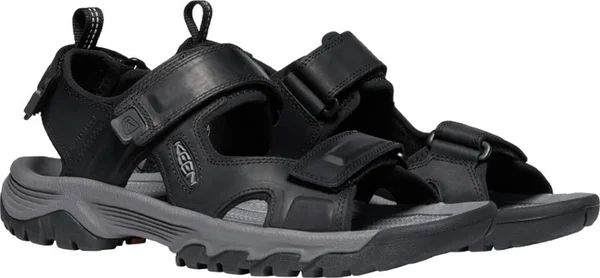 Keen Men's Targhee III Open Toe Sandal - 9.5 - Black - Grey
