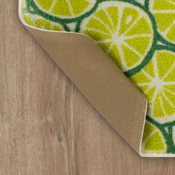Mohawk Home on Island Time Lime Green Mat - 30.0x22 x 50.0x22