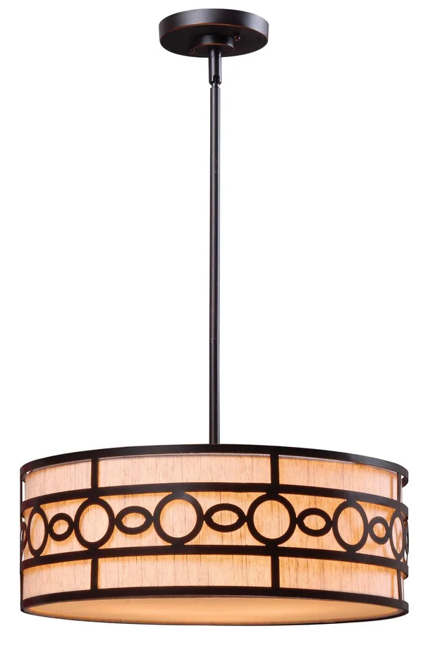Kenroy Home Vista 3 Light Pendant - Oil Rubbed Bronze - 93383ORB