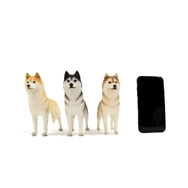 Petorama Handmade Husky Resin Statue 1-6 in Gray - 20170015001
