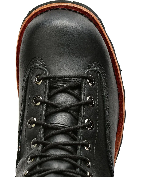 Chippewa Men's Insulated Waterproof Black Composite Toe Logger -10.5m