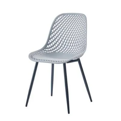 Plastic Dining Chair for Living Room - Dining Chair Plastic(Set of 2 Gray Color) Everly Quinn Upholstery Color: Gray