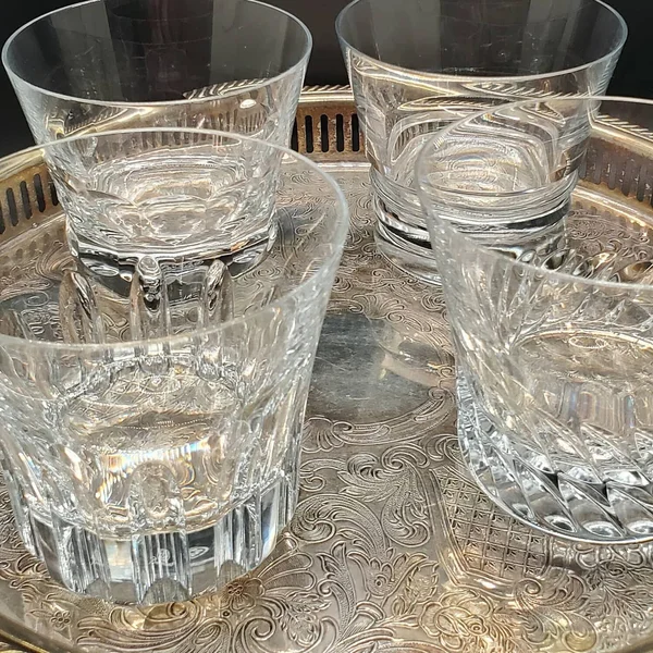 Baccarat Dallas Assorted Double Old-Fashioned Glass Set of 4