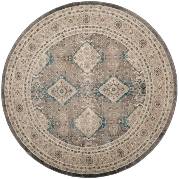 Safavieh Sofia SOF366B 2&2x22 x 12&0x22 Runner Light Grey - Beige Area Rug