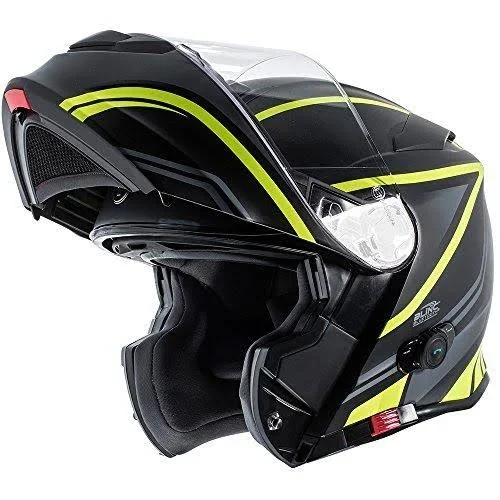 Torc T28B Vapor Red Modular Motorcycle Helmet with Bluetooth (X-Small)