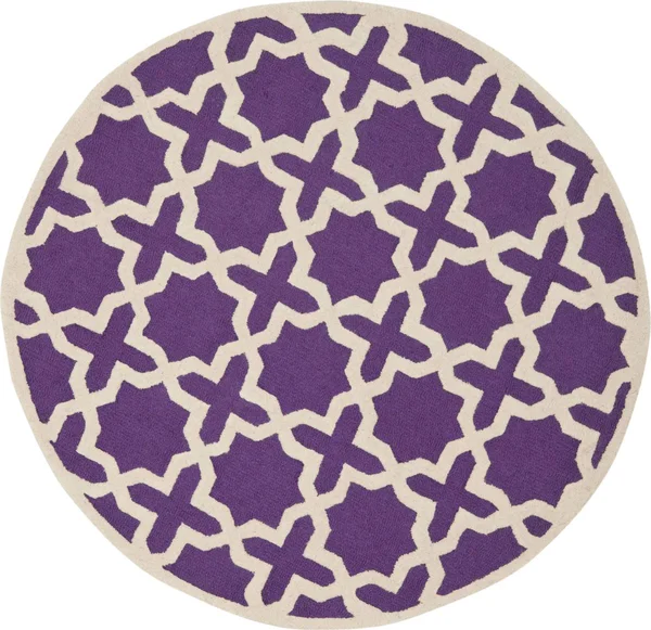 Safavieh Cambridge Purple & Ivory 8& x 10& Rug