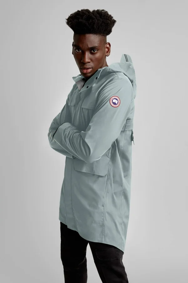 Canada Goose Men's Seawolf Rain Jacket (Men, Fog, L)