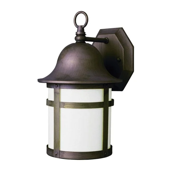 Trans Globe Lighting TGL 4580 Thomas 13 inch Wall Lantern Silver Brushed, Size: Silver - Brushed