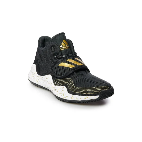Adidas Deep Threat Basketball Shoes, Kids, Black