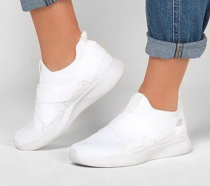 Skechers Women's Bobs Sport Squad 2 Kid Cool Slip-On Sneaker - White