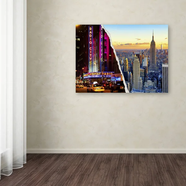 Trademark Fine Art 'NYC Music Hall' Canvas Art by Philippe Hugonnard