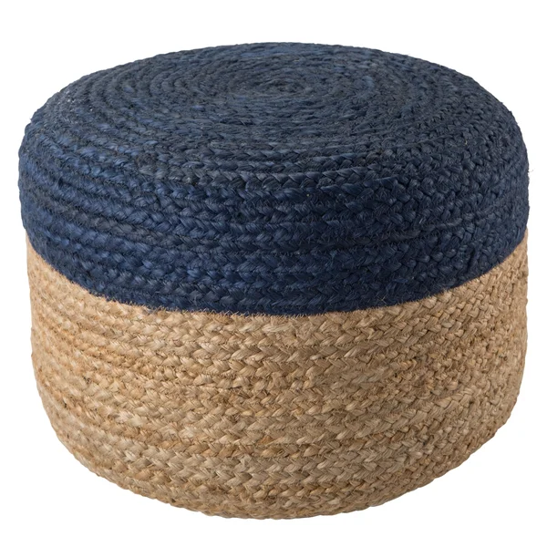 Jaipur Oliana Pouf - Taupe/Beige, 18x22x18x22x18x22