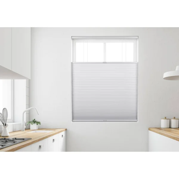Arlo Blinds Grey Light Filtering 9/16 Top Down Bottom Up Cellular Shade - 34x22W x 72x22H