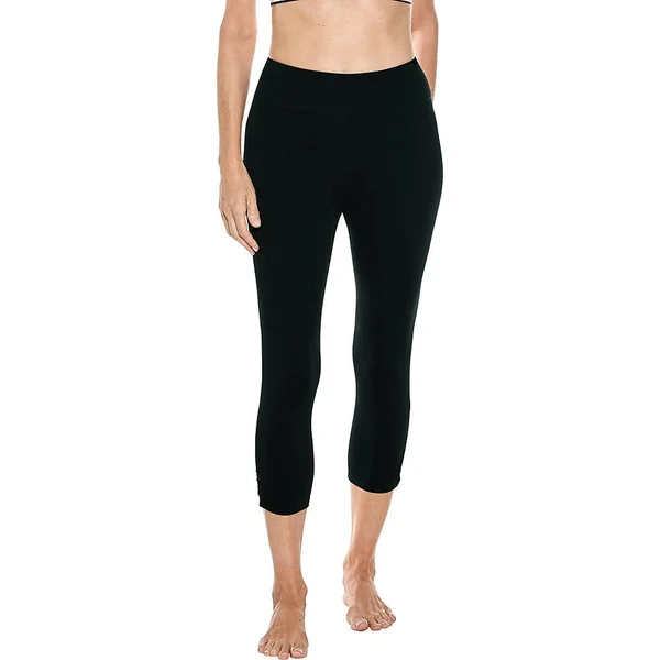 Coolibar UPF 50+ Women's Swell Wave Swim Capris