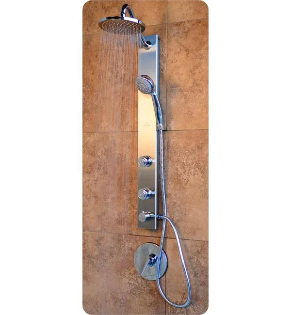 Pulse ShowerSpas 1021-ssb Aloha Brushed Stainless Steel Shower System