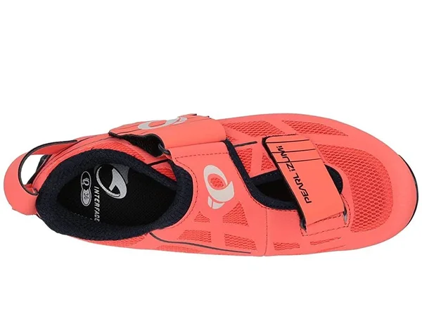 Pearl Izumi Women's Tri Fly Select V6 Shoe - Navy/Fiery Coral - 37