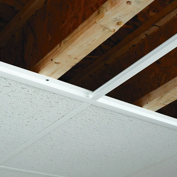 CeilingMAX 100 Sq. ft. Argent Silver Surface Mount Ceiling Grid Kit