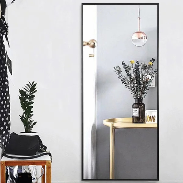Modern Freestanding Full Length Floor Mirror - 64.17x21.26 - White