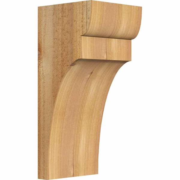 6x22W x 6x22D x 14x22H Yorktown Rough Sawn Corbel, Western Red Cedar
