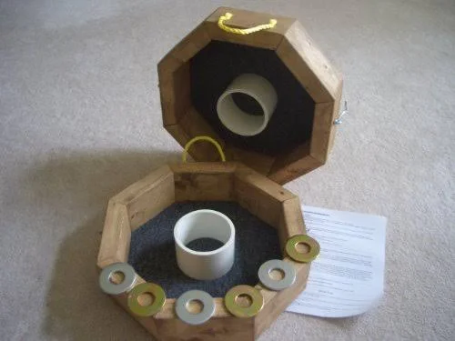 Octagon Washer Pitching, Horseshoes Game