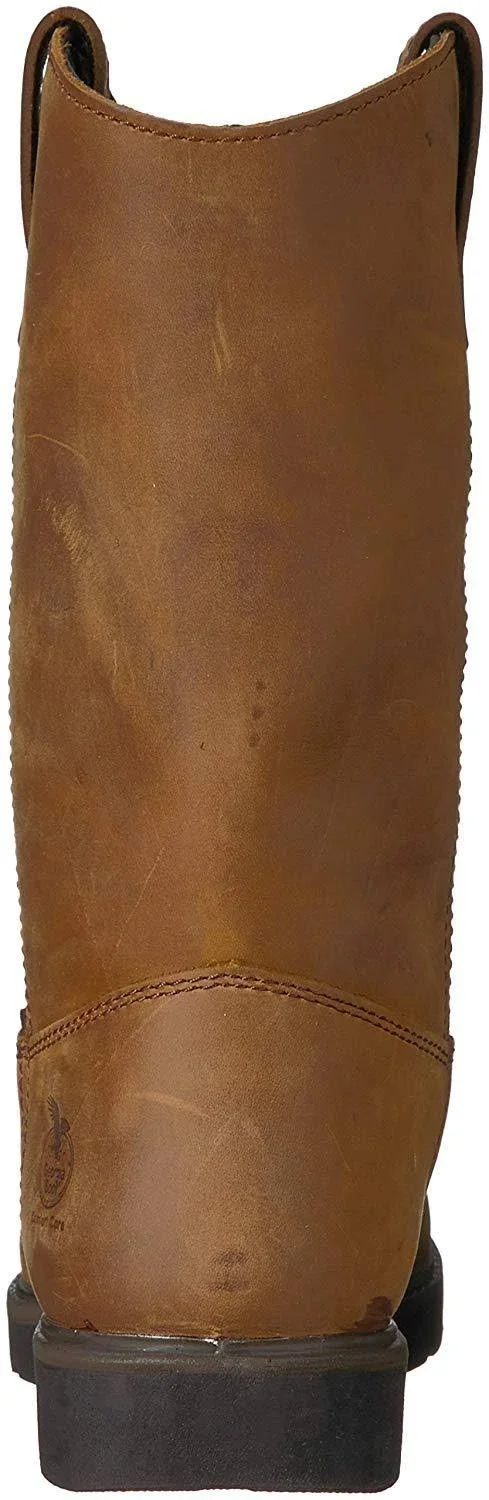 Georgia Boot Men's Suspension System Waterproof Wellington Work Boot - GB00085, Brown