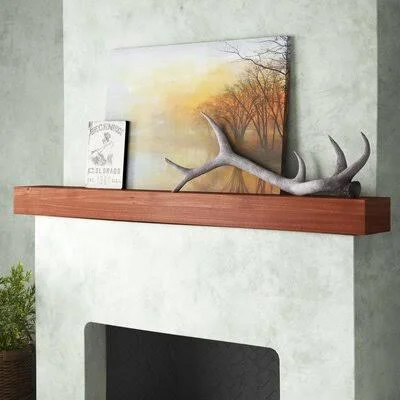 Chyna Fireplace Shelf Mantel Union Rustic Finish: Coffee - Shelf Length: 72x22