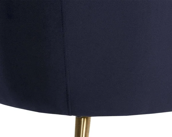 Sunpan Amara 17x22 Modern Fabric Lounge Chair in Abbington Navy - 105522