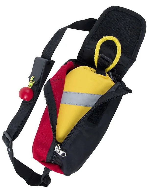 NRS Guardian Wedge Waist Throw Bag-Red/Black