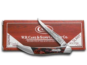 Case XX Slant Series Black Lava Corelon Small Toothpick 1/2500 Stainless Pocket Knife