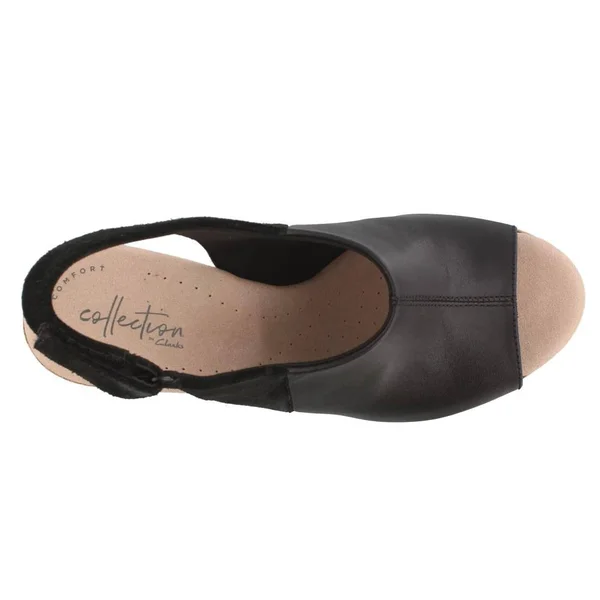 Women's Clarks Lafley Jess Slingback - Size: 9, Black