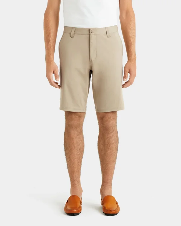 Men's Golf Shorts, Rhone 11x22 Commuter Short, Khaki, 30