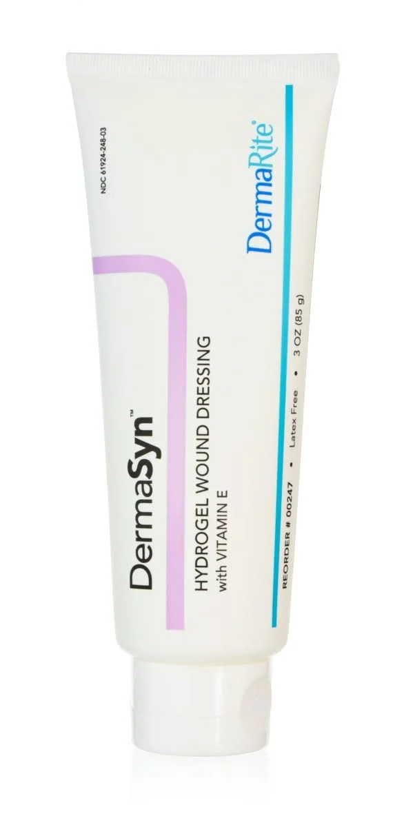 Dermasyn Hydrogel Wound Dressing - 3 oz. Tubes, 24/cs