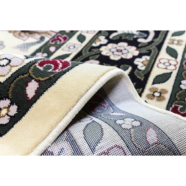 Linon Persian Treasures Isphahan Cream 9& x 12& Rug