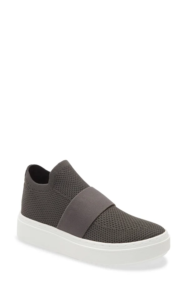 Women's Eileen Fisher Pari Platform Sneaker - Size 9.5 M - Grey
