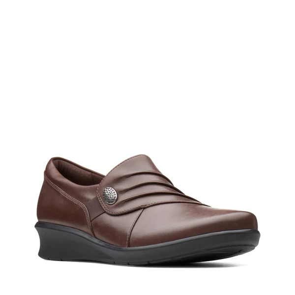 Clarks Hope Roxanne Women's Brown Slip on 11 N