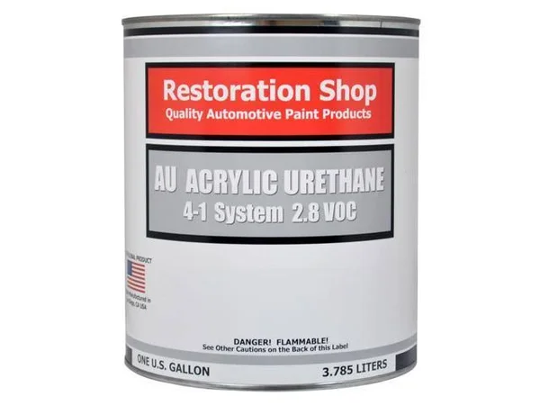 Restoration Shop Emerald Green Metallic Acrylic Urethane Auto Paint Complete Gallon Paint Kit, Single Stage High Gloss
