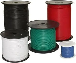 Solid Hookup Wire (300 Volt) (Gauge: 18, Length: 500 ft., Color: Gray) Wire-SO-18-08-500